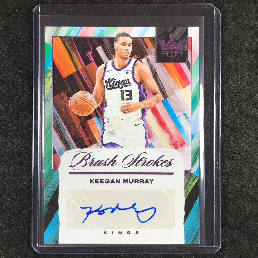 2024-25 Court Kings KEEGAN MURRAY Brush Strokes Auto Violet 18/35