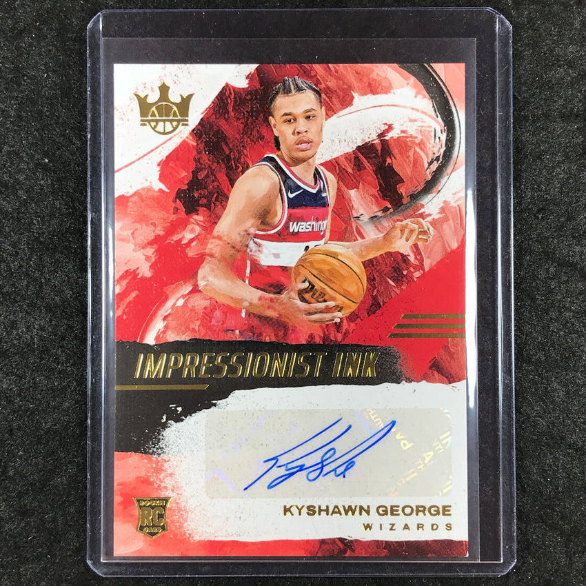 2024-25 Court Kings KYSHAWN GEORGE Impressionist Ink Rookie Auto Base 81/99