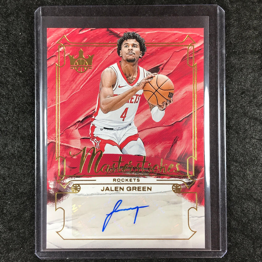2024-25 Court Kings JALEN GREEN Masterstrokes Auto Base 80/99