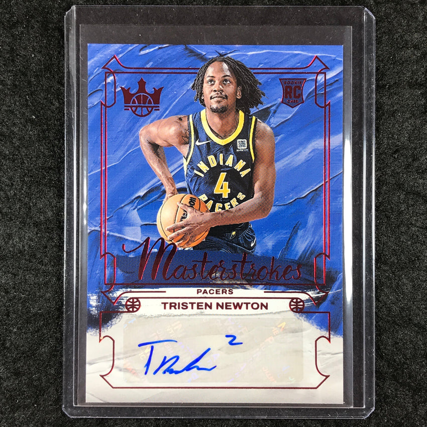 2024-25 Court Kings TRISTEN NEWTON Masterstrokes Rookie Auto Ruby 47/75