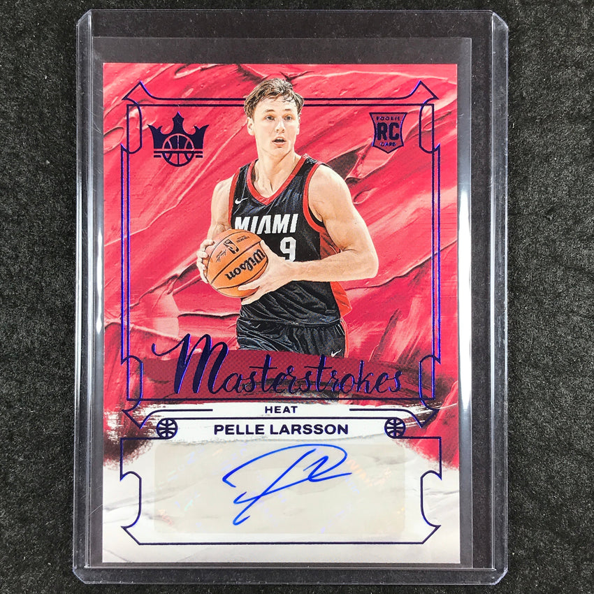 2024-25 Court Kings PELLE LARSSON Masterstrokes Rookie Auto Sapphire 23/25