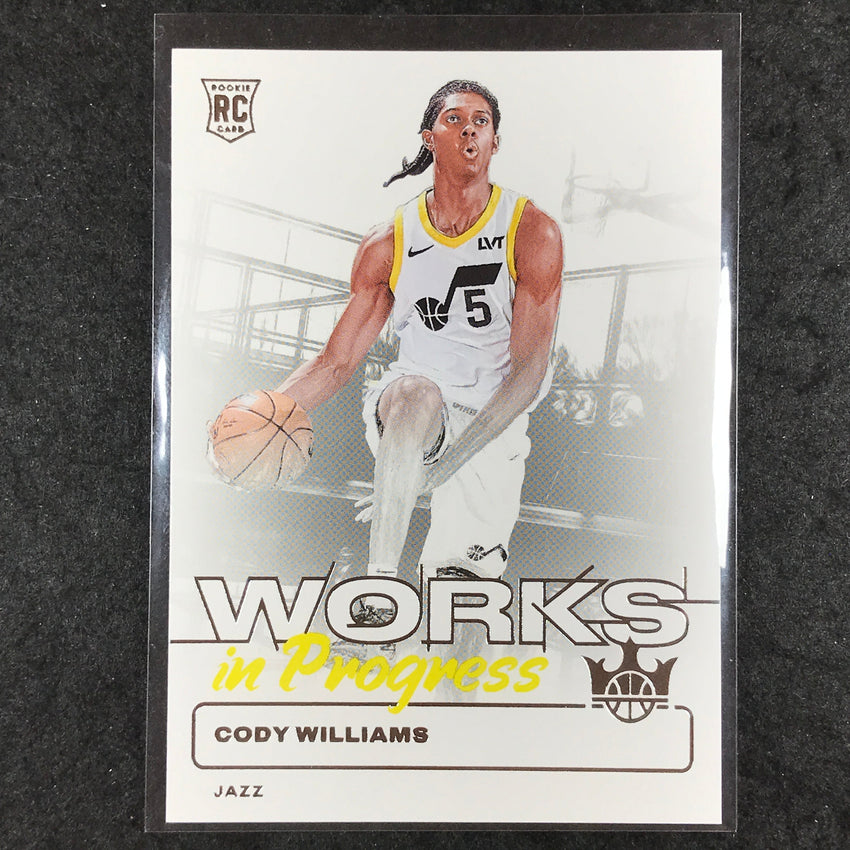 2024-25 Court Kings CODY WILLIAMS Works In Progress Rookie Base #1
