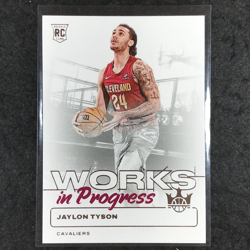 2024-25 Court Kings JAYLON TYSON Works In Progress Rookie Base #3