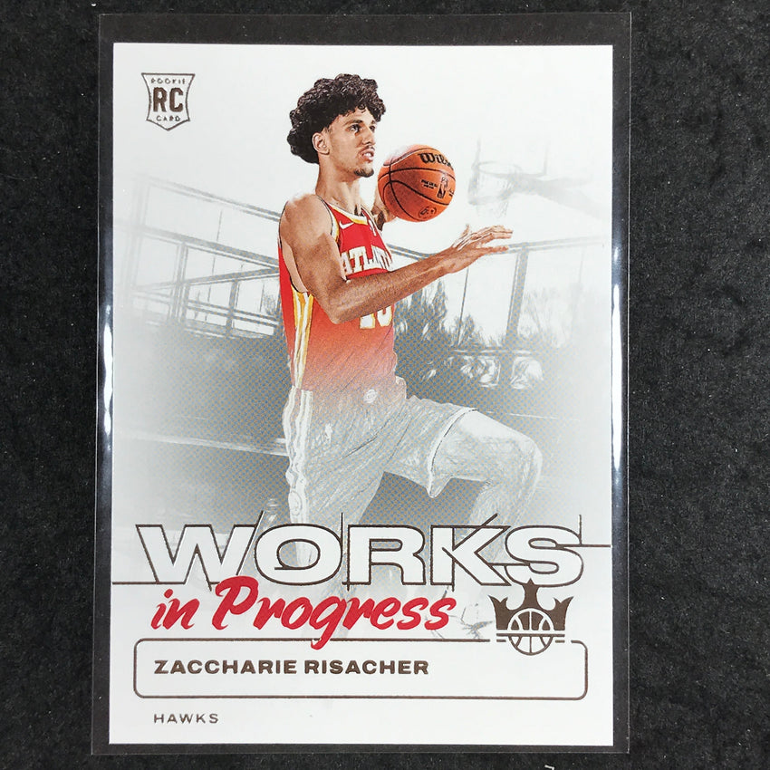 2024-25 Court Kings ZACCHARIE RISACHER Works In Progress Rookie Base #7