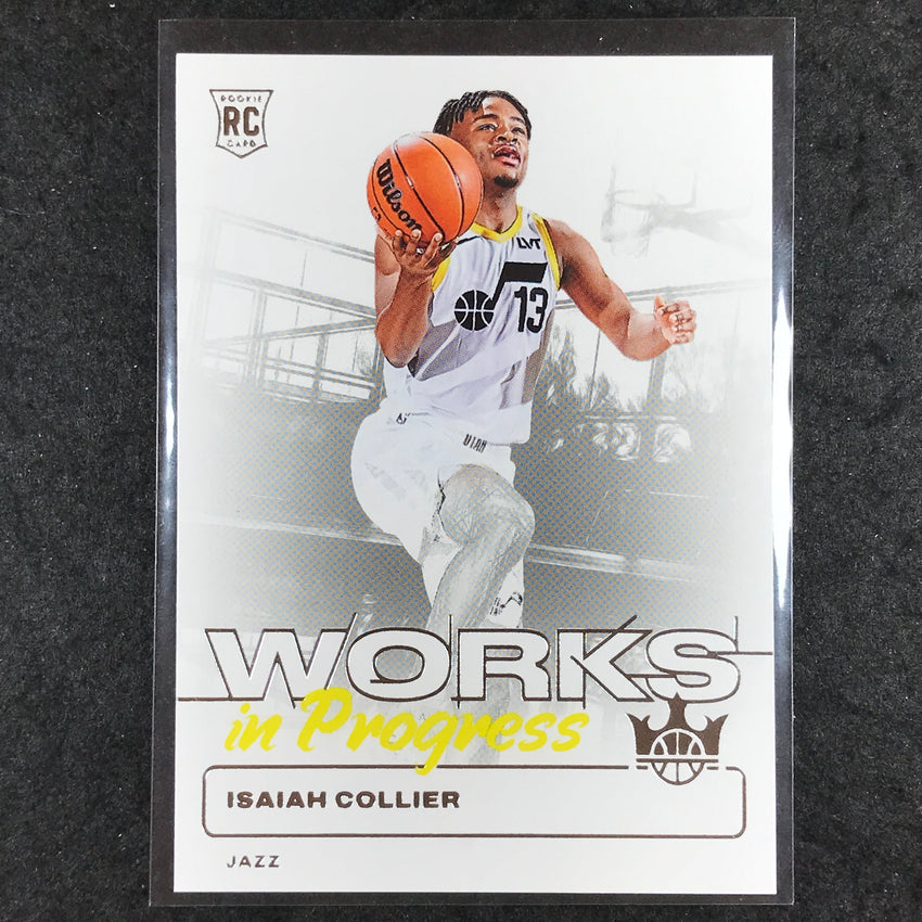 2024-25 Court Kings ISAIAH COLLIER Works In Progress Rookie Base #9