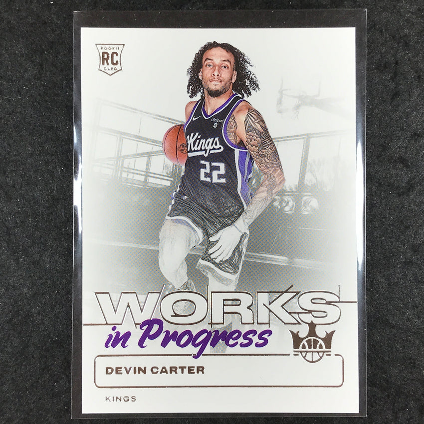 2024-25 Court Kings DEVIN CARTER Works In Progress Rookie Base #11