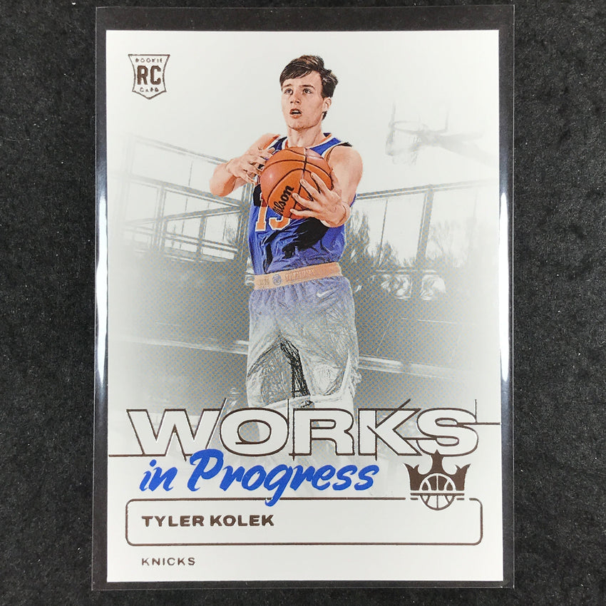 2024-25 Court Kings TYLER KOLEK Works In Progress Rookie Base #12