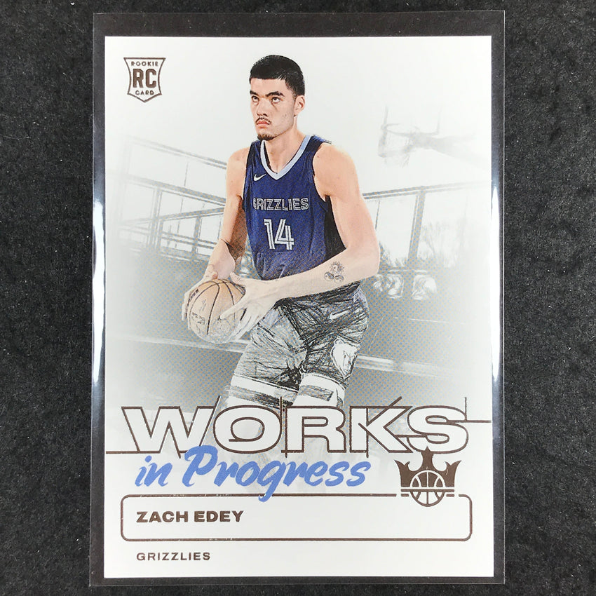2024-25 Court Kings ZACH EDEY Works In Progress Rookie Base #13