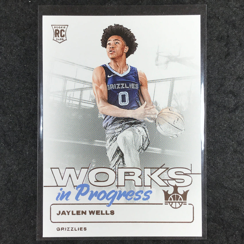 2024-25 Court Kings JAYLEN WELLS Works In Progress Rookie Base #22