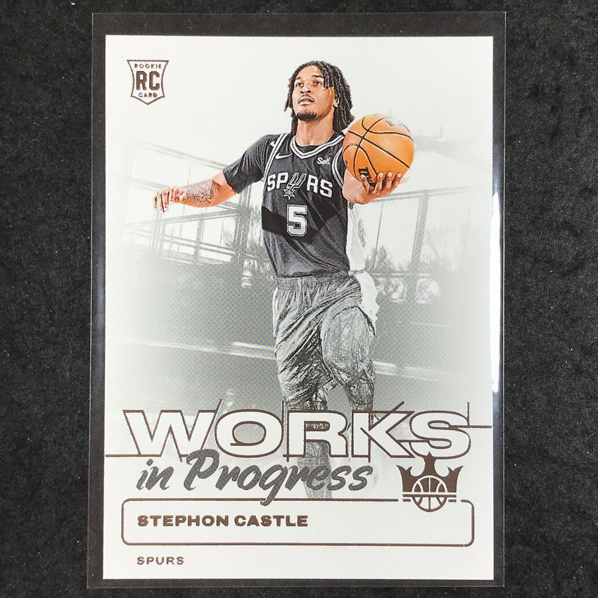 2024-25 Court Kings STEPHON CASTLE Works In Progress Rookie Base #23