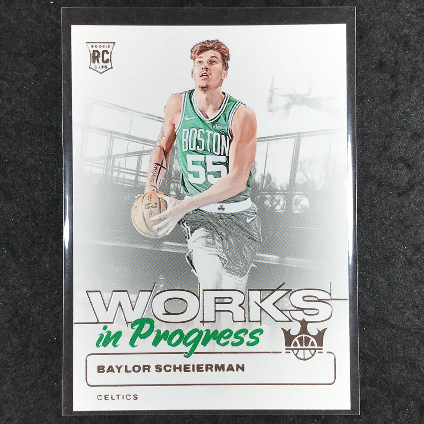 2024-25 Court Kings BAYLOR SCHEIERMAN Works In Progress Rookie Base #26