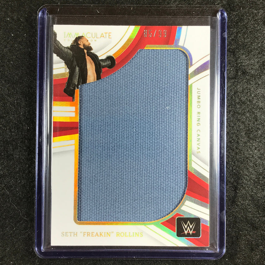 2023 Immaculate WWE SETH FREAKIN ROLLINS Jumbo Memorabilia Ring Canvas 85/99
