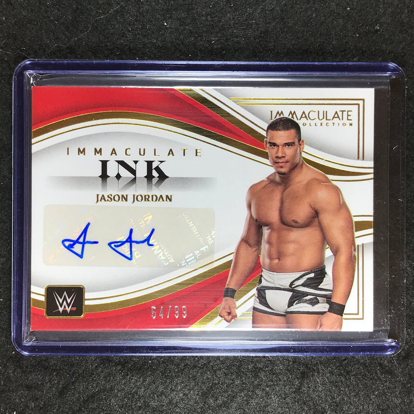 2023 Immaculate WWE JASON JORDAN Immaculate Ink Auto 54/99
