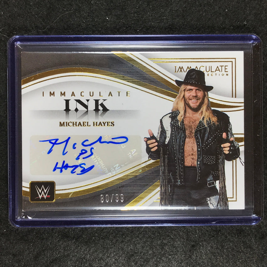 2023 Immaculate WWE MICHAEL HAYES Immaculate Ink Auto 80/99