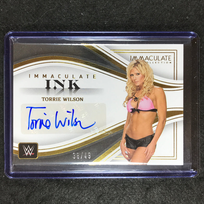 2023 Immaculate WWE TORRIE WILSON Immaculate Ink Auto 38/49