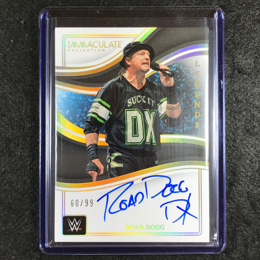 2023 Immaculate WWE ROAD DOGG Immaculate Legends Auto 60/99