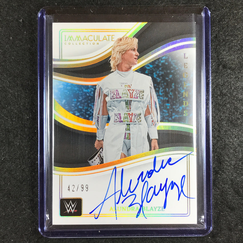 2023 Immaculate WWE ALUNDRA BLAYZE Immaculate Legends Auto 42/99
