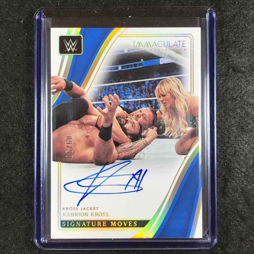 2023 Immaculate WWE KARRION KROSS Signature Moves Auto 9/99