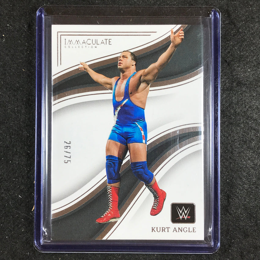 2023 Immaculate WWE KURT ANGLE Base 26/75 #65