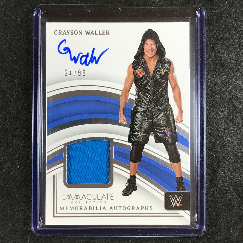 2023 Immaculate WWE GRAYSON WALLER Memorabilia Auto Base 24/99