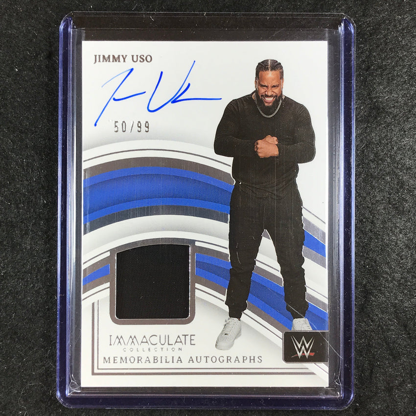 2023 Immaculate WWE JIMMY USO Memorabilia Auto Base 50/99