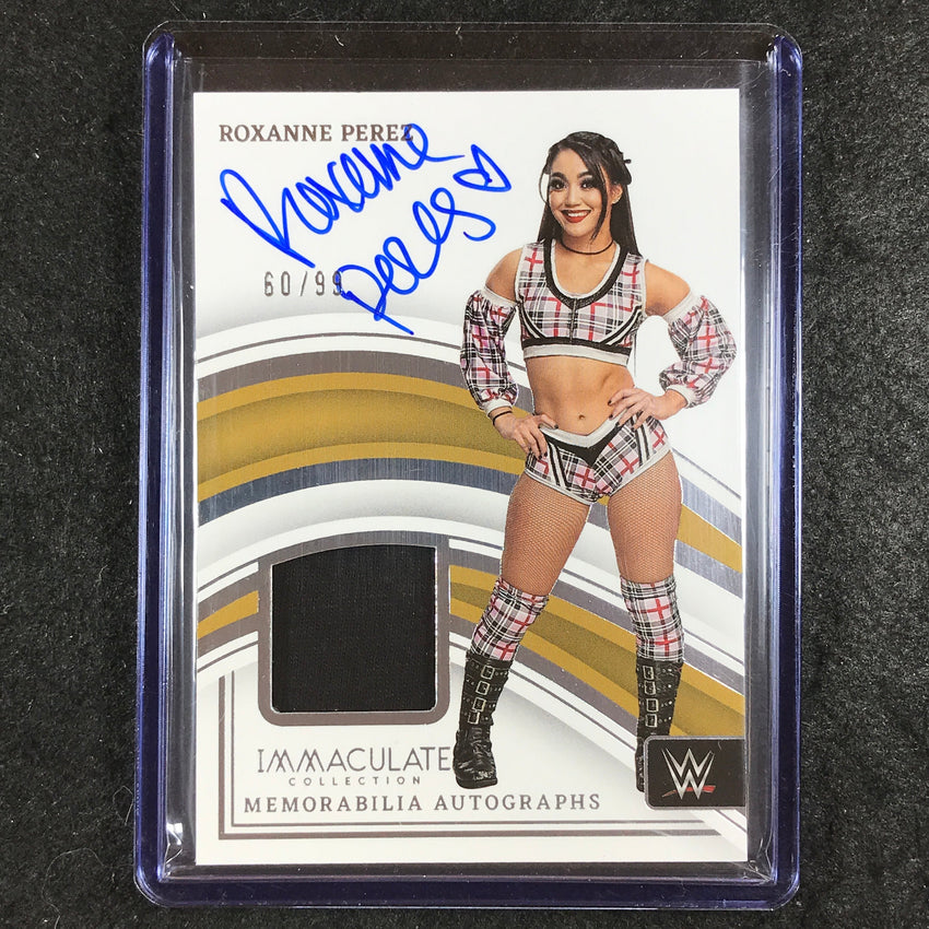 2023 Immaculate WWE ROXANNE PEREZ Memorabilia Auto Base 60/99