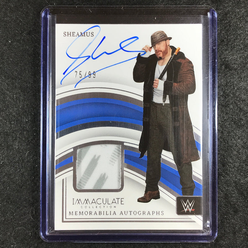 2023 Immaculate WWE SHEAMUS Memorabilia Auto Base 75/99