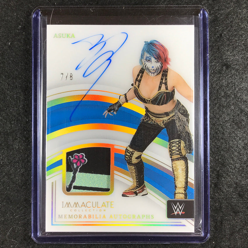 2023 Immaculate WWE ASUKA Memorabilia Auto Acetate 7/8