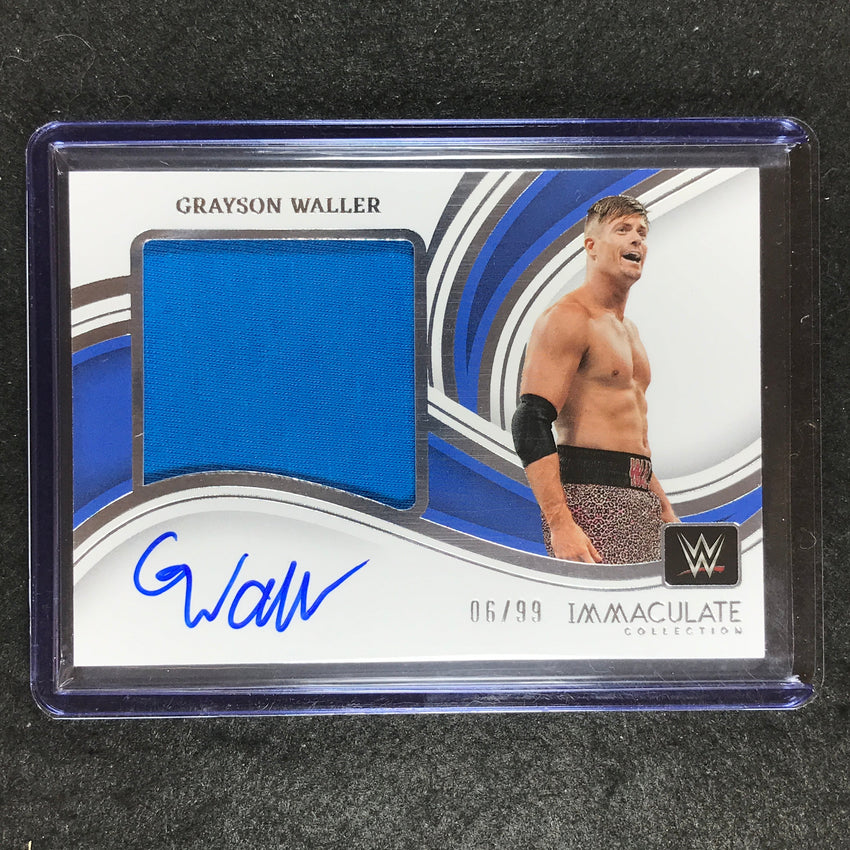 2023 Immaculate WWE GRAYSON WALLER Premium Memorabilia Auto Base 6/99
