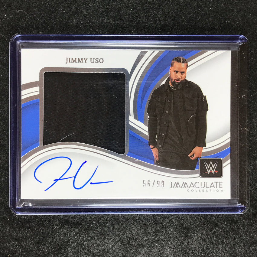2023 Immaculate WWE JIMMY USO Premium Memorabilia Auto Base 56/99