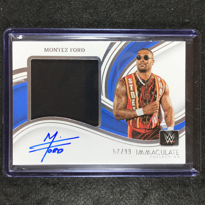 2023 Immaculate WWE MONTEZ FORD Premium Memorabilia Auto Base 57/99