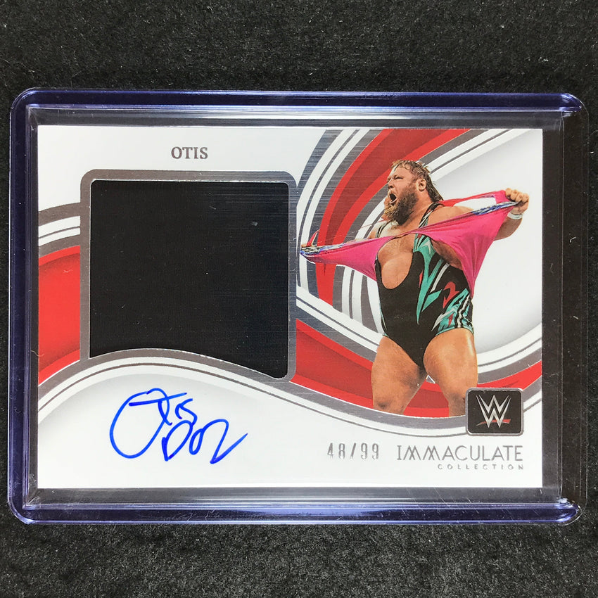 2023 Immaculate WWE OTIS Premium Memorabilia Auto Base 48/99