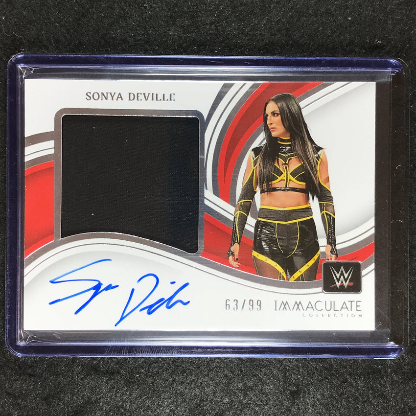 2023 Immaculate WWE SONYA DEVILLE Premium Memorabilia Auto Base 63/99