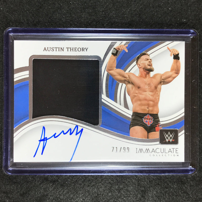 2023 Immaculate WWE AUSTIN THEORY Premium Memorabilia Auto Base 71/99