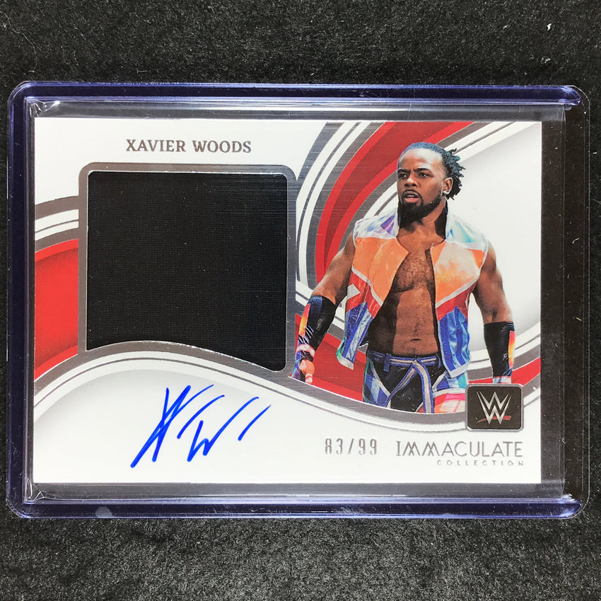 2023 Immaculate WWE XAVIER WOODS Premium Memorabilia Auto Base 93/99