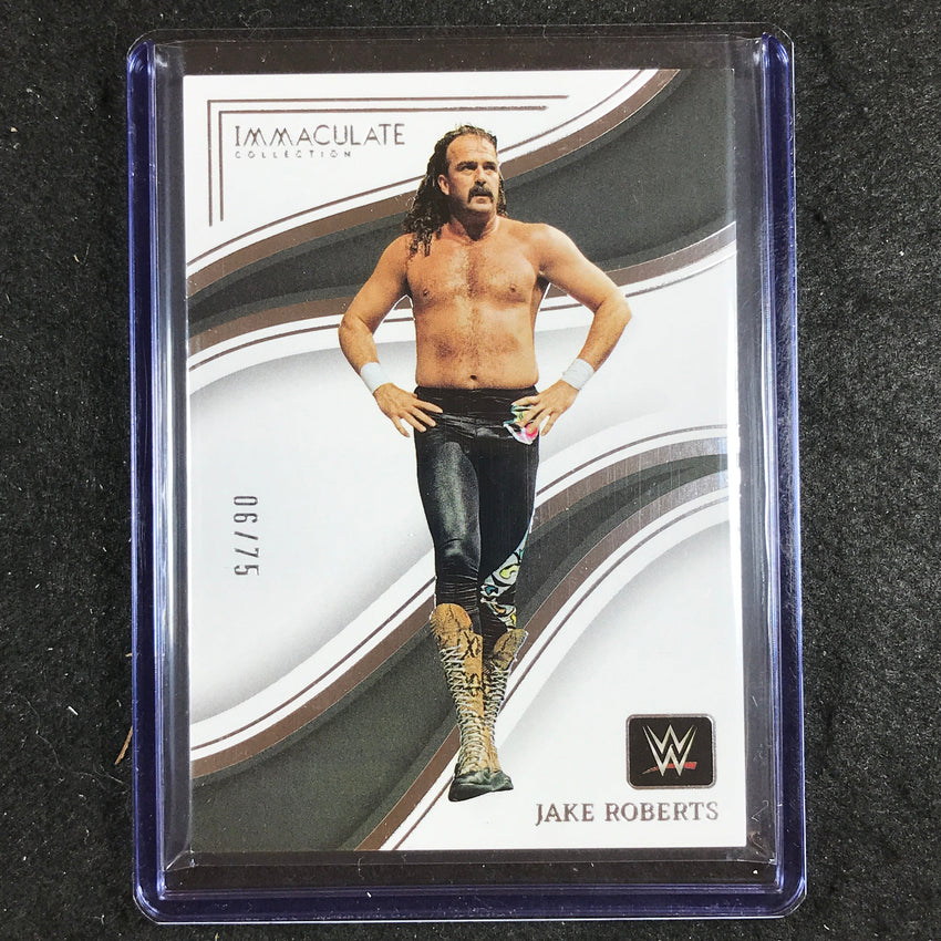 2023 Immaculate WWE JAKE ROBERTS Base 6/75 #81
