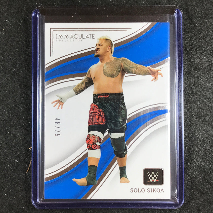 2023 Immaculate WWE SOLO SIKOA Base 48/75 #82
