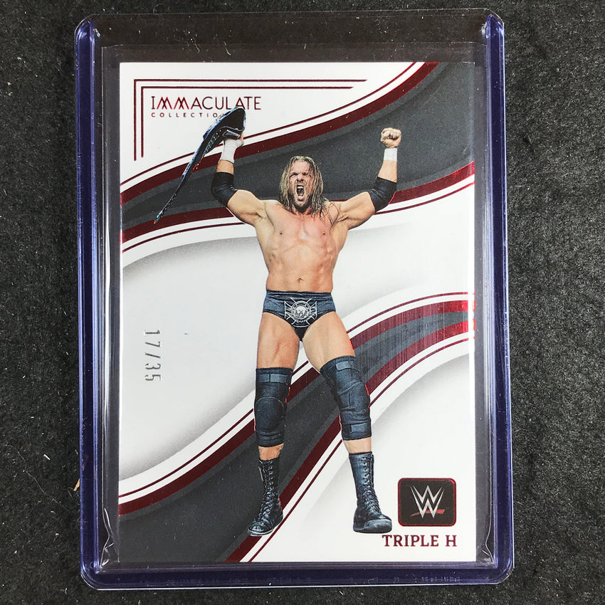 2023 Immaculate WWE TRIPLE H Base Red 17/35 #25