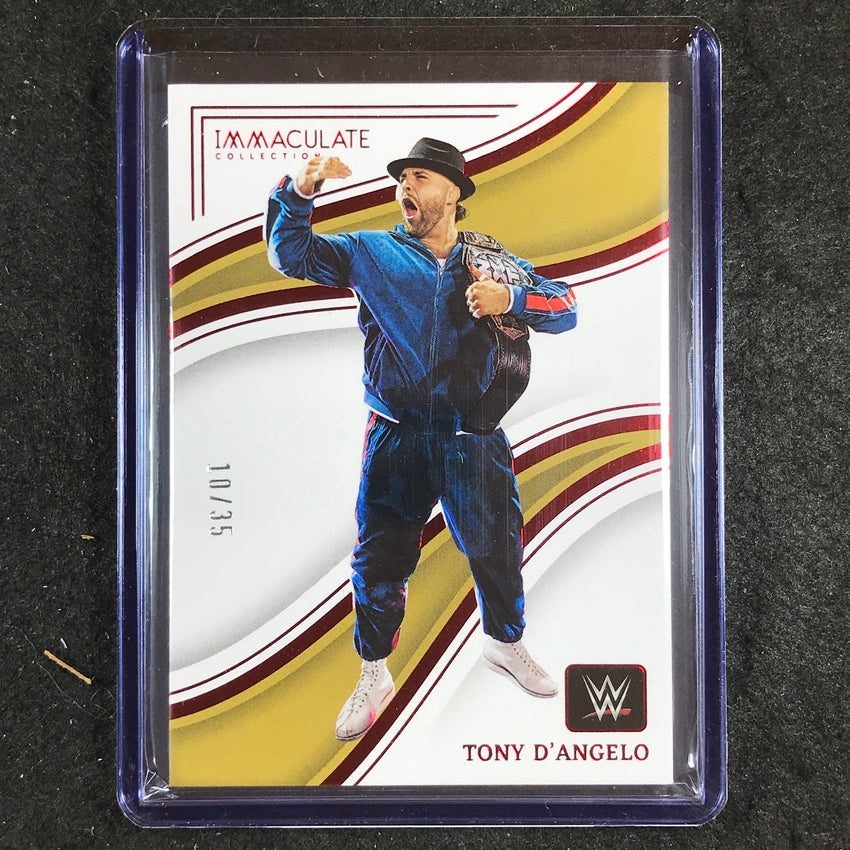 2023 Immaculate WWE TONY DANGELO Base Red 10/35 #96