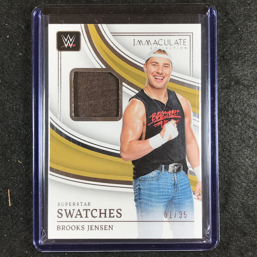 2023 Immaculate WWE BROOKS JENSEN Superstar Swatches Relic Base 1/35