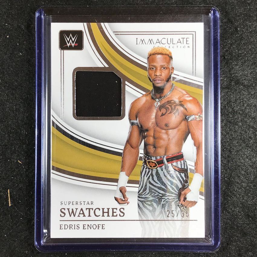 2023 Immaculate WWE EDRIS ENOFE Superstar Swatches Relic Base 25/35