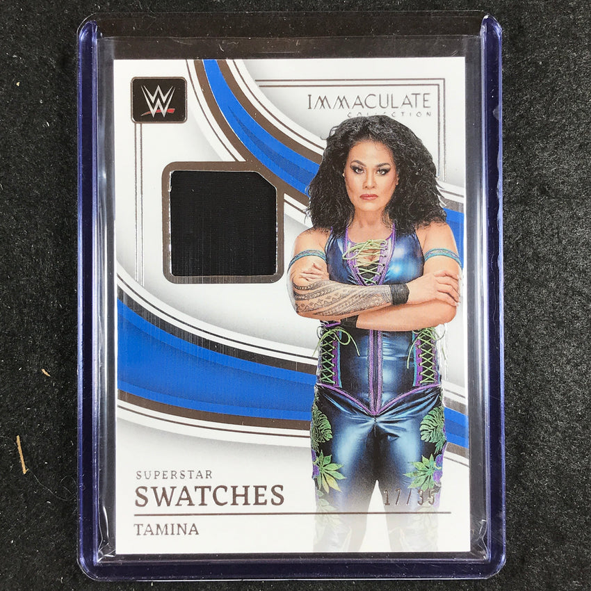 2023 Immaculate WWE TAMINA Superstar Swatches Relic Base 17/35