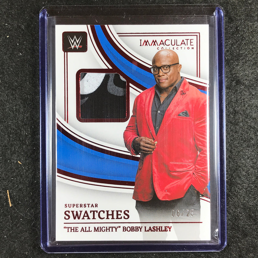 2023 Immaculate WWE BOBBY LASHLEY Superstar Swatches Relic Patch Red 6/25