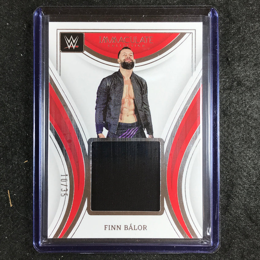 2023 Immaculate WWE FINN BALOR Remarkable Memorabilia Relic Base 10/35