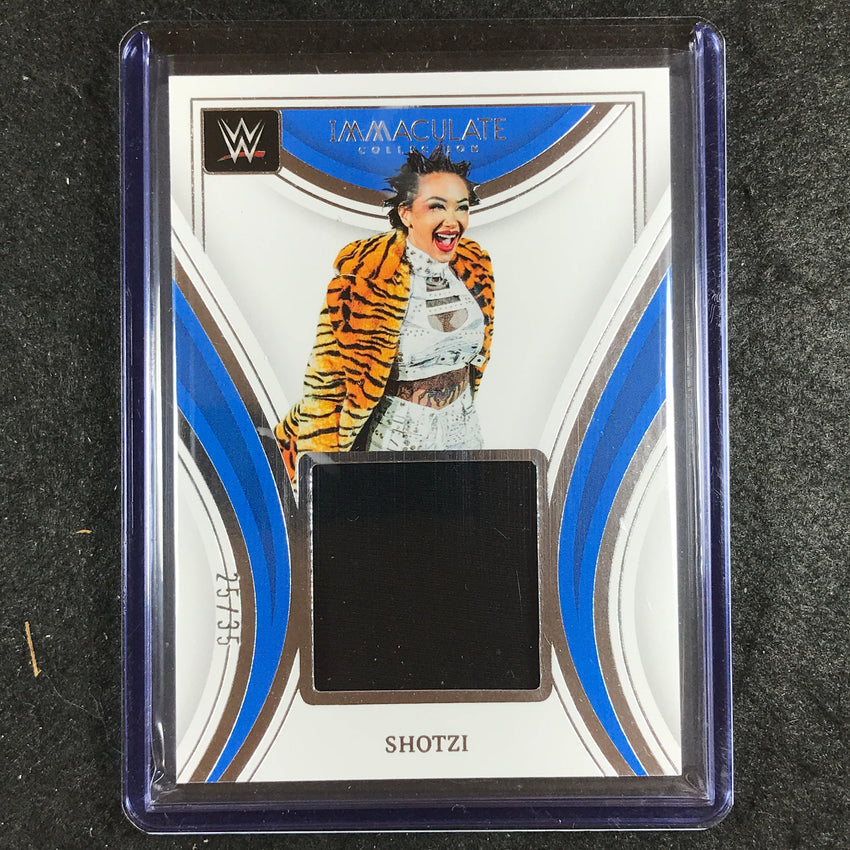 2023 Immaculate WWE SHOTZI Remarkable Memorabilia Relic Base 25/35
