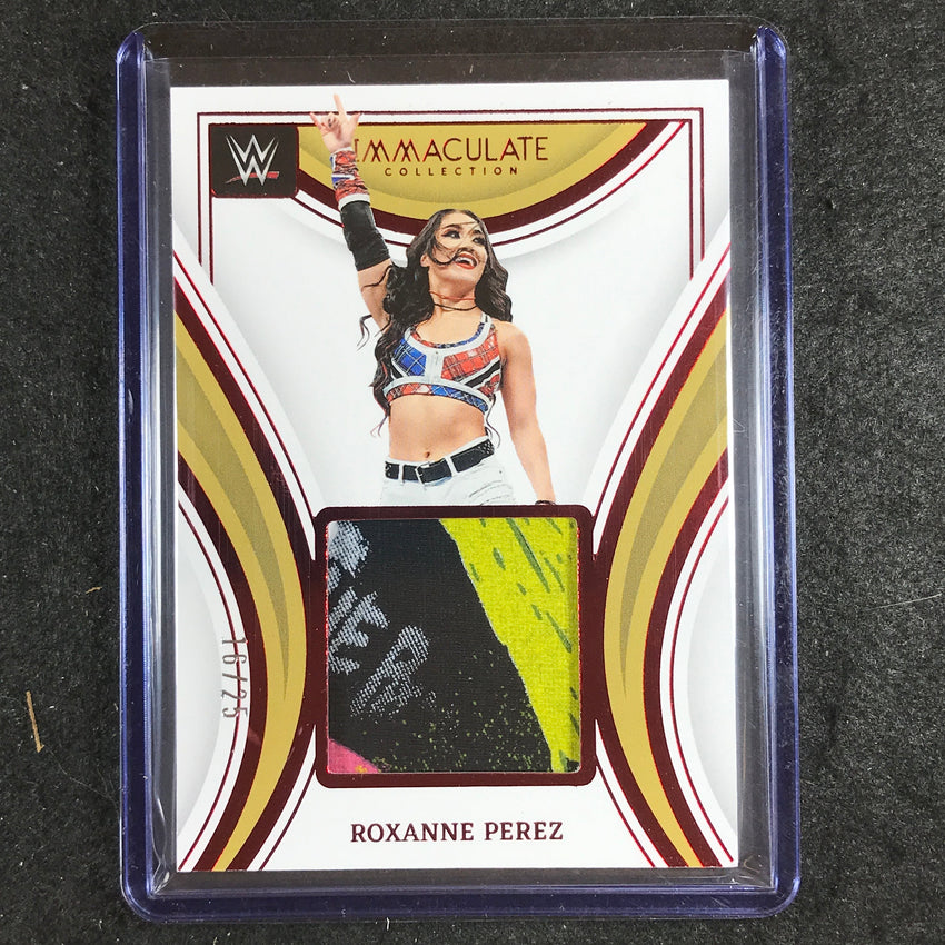 2023 Immaculate WWE ROXANNE PEREZ Remarkable Memorabilia Relic Patch Red 16/25