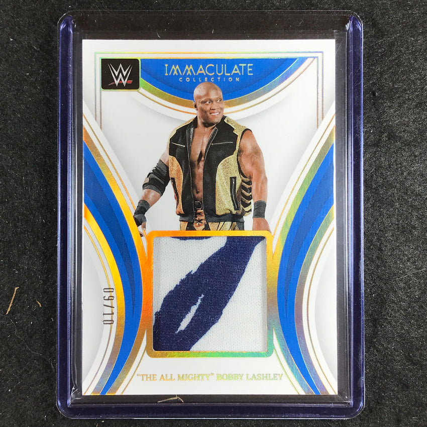 2023 Immaculate WWE BOBBY LASHLEY Remarkable Memorabilia Relic Patch Gold 9/10