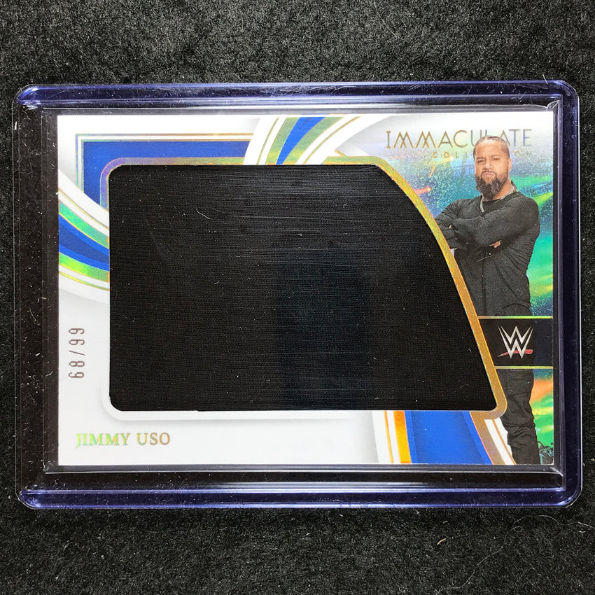 2023 Immaculate WWE JIMMY USO Immaculate Standard Jumbo Relic 68/99