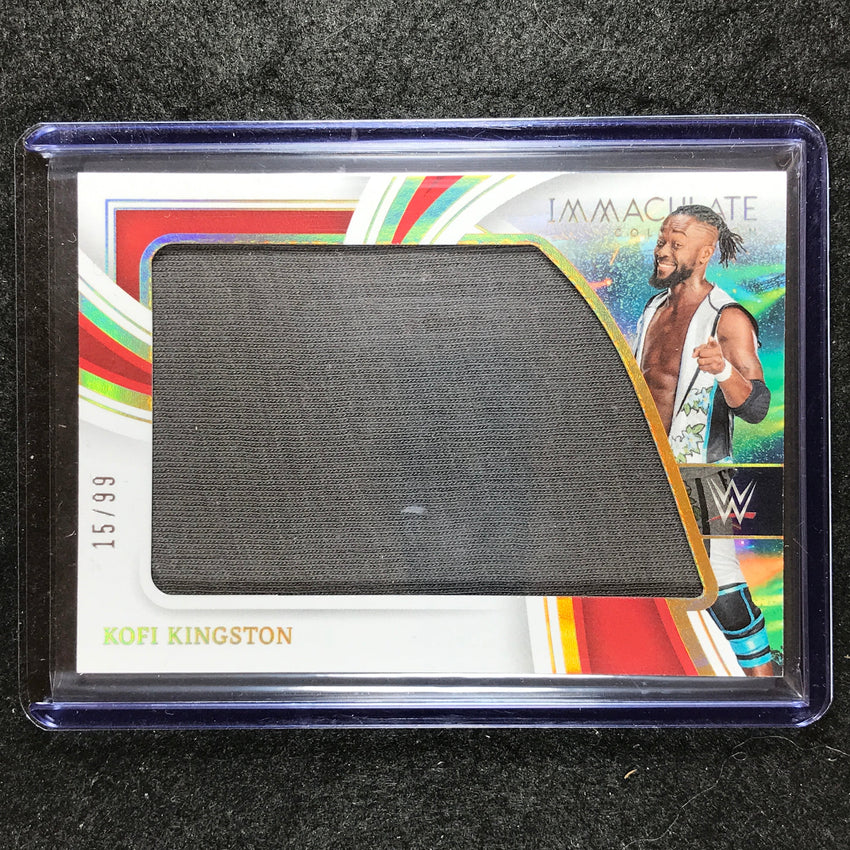 2023 Immaculate WWE KOFI KINGSTON Immaculate Standard Jumbo Relic 15/99