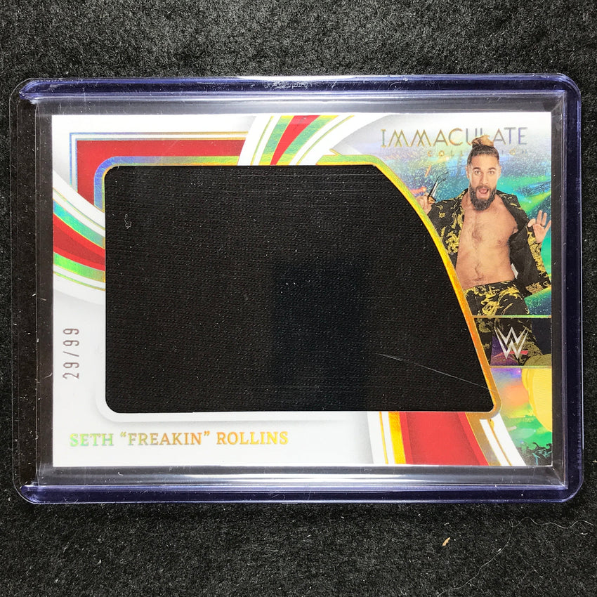 2023 Immaculate WWE SETH FREAKIN ROLLINS Immaculate Standard Jumbo Relic 29/99